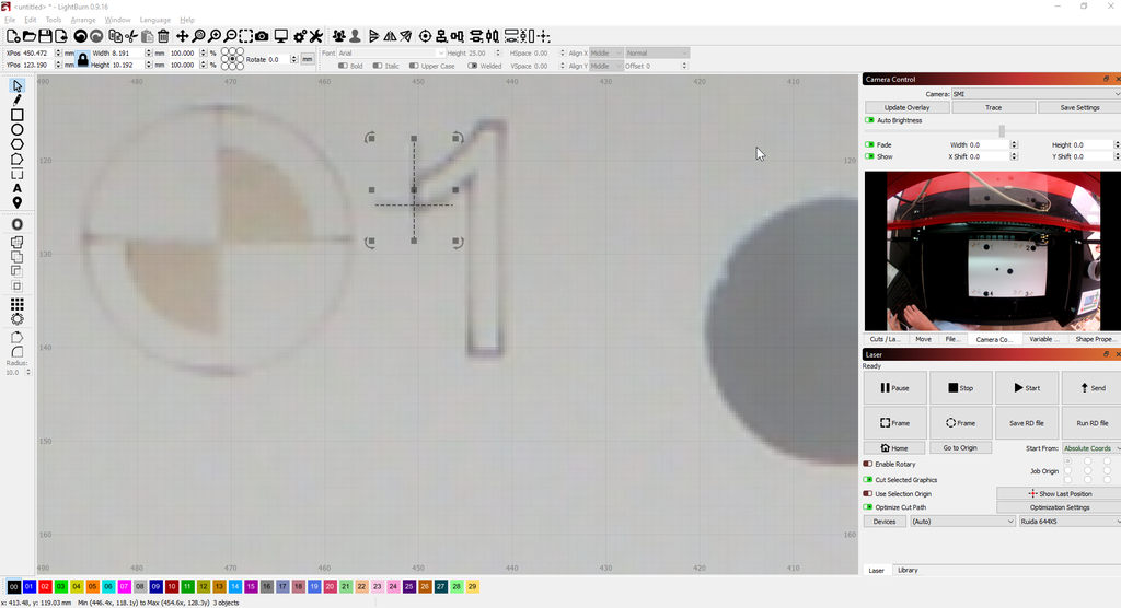 LightBurn Camera 5Megapixel FMLaser